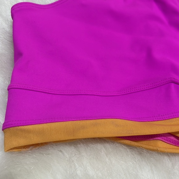 FREE PEOPLE MOVEMENT Palm Springs Bra In Living Magenta. - Picture 9 of 11